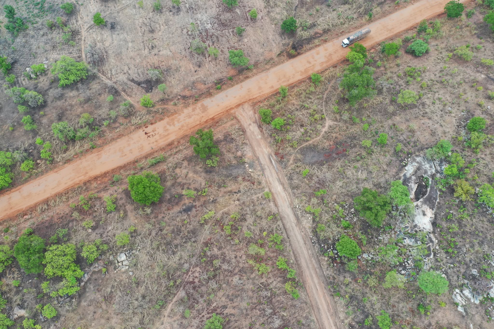 Aerial drone mapping survey